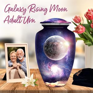 โกศเพลิงศพกาแล็กซี่สีน้ําเงินสําหรับเถ้ามนุษย์ผู้ใหญ่ชายและหญิง - โกศฝังศพสําหรับเถ้ามนุษย์ผู้ใหญ่ - เกียรติยศคนที่คุณรัก - Product Image 2