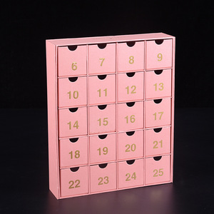 <b>Christmas</b> countdown gift <b>box</b> Customizable drawer style <b>box</b> 12 day advent calendar <b>box</b> 30 day countdown gift <b>box</b> - Product Image 3