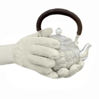 MEILLEURS gants de dépoussiérage en microfibre personnalisés blancs gants de nettoyage lavables réutilisables pour le nettoyage de la maison des plantes