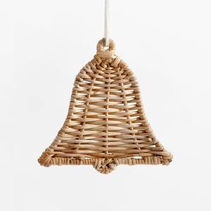 Best Selling Eco Friendly Handwoven Rattan Christmas Sleigh <b>Ornament</b> Hanging Christmas Decoration For Bulk Supply Home Decor - Product Image 3