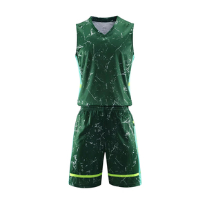 2025 hommes collège basket-ball maillot Sportswear Kit jeunesse basket-ball uniforme ensemble respirant t-shirt et Shorts pas cher prix - Product Image 3