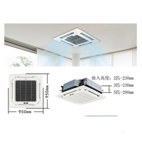 Climatisation monosplit à cassette de plafond, onduleur CC 50 Hz, avec compresseur rotatif