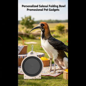 Ciotola Pieghevole Personalizzata per Saluki, Gadget Promozionale per Animali Domestici - Product Image 3