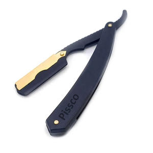 Navaja de Afeitar Plegable de Acero Inoxidable con Cuchilla Intercambiable para Barbería, Directo de Fábrica - Product Image 1