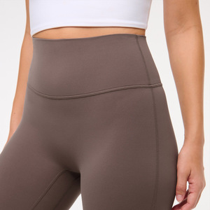 Custom Logo <b>Women</b> High Waist Tummy Control Yoga <b>Leggings</b> Girls Outwork Gym Training Yoga Pants Solid Pockets Sports Pants - Product Image 5
