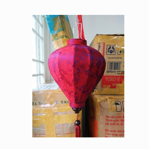 Hoi an Silk Lantern Vietnamese Traditional <b>Bamboo</b> Silk <b>Fabric</b> Lanterns for Event and Festival Decor - Product Image 1
