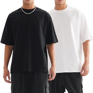 เสื้อผ้าถักน้ำหนักมากสั่งทำขายส่ง ผ้าฝ้าย 100% เป็นมิตรกับสิ่งแวดล้อม แห้งเร็ว คุณภาพสูง แบบเรียบ ล้างสีแบบแอซิดวอช ทรงโอเวอร์ไซส์ สไตล์วินเทจ - Product Image 4