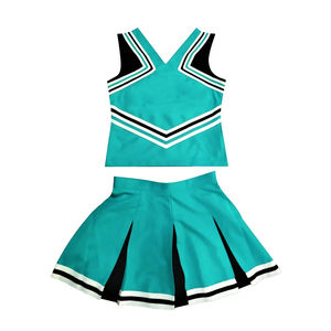 Uniforme de pom-pom girl en sublimation, design unique, style personnalisé, uniformes de cheerleading, logo personnalisé, 100% polyester, chemise de cheerleading - Product Image 1