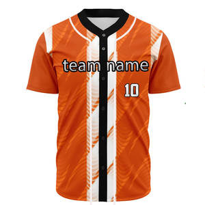 Maillot de baseball personnalisé OEM, uniforme à la vente, logo personnalisé par sublimation, broderie pour baseball, softball, taille plus, imprimé - Product Image 1
