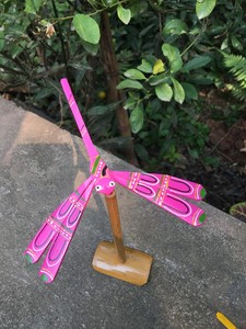 HOT SELLING Eco-Friendly Bamboo Dragonfly Toys Handmade Craft <b>Sustainable</b> <b>Gift</b> for Kids - Product Image 3