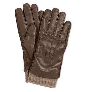 Gants d'hiver pour dames en cuir souple avec doublure chaude et confortable - Product Image 4