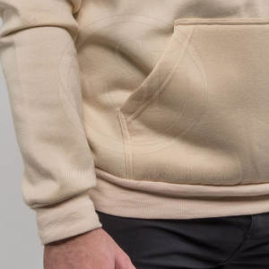 เสื้อมีฮู้ดผู้ชายผ้าฝ้ายผสมดีไซน์ใหม่เสื้อผ้าลำลอง - Product Image 5