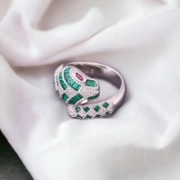 Cincin Kaki Unisex Berlapis Emas 18K Desain Baru Fashion Perak Sterling 925 Moissanite Hadiah Pertunangan Pernikahan