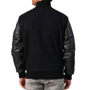 Chaqueta Universitaria de Cuero para Hombre de Estilo Moderno Fabricada en Pakistán, Diseño Personalizado, Cómoda para Clima Fresco - Product Image 4