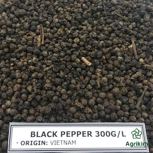 Poivre noir d'origine vietnamienne, léger et fruité |   Norme d'exportation propre |   Mélanges d'épices brutes en vrac de petite taille, huile essentielle, marque AGRIKIM - Product Image 1
