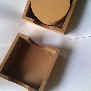 1 Hot Selling <b>Wooden</b> Marble Resin Customized Coaster Set with Natural & Customized Color Made in India - Product Image 2