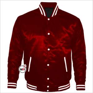 2023 personnalisé Satin sport coupe-vent Bomber veste pour hommes brodé Sublimation impression support pour extérieur basket-ball hiver - Product Image 1