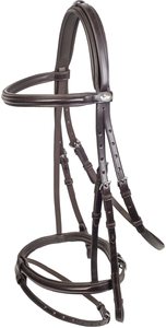Fabricantes que venden brida de caballo de cuero genuino al por mayor diseño personalizado brida de caballo de cuero real de alta calidad - Product Image 6