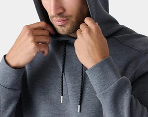 Sudadera con Capucha y Cremallera, Sudadera Básica de Algodón Combinado, Sudadera Extra Grande para Hombre, Personalizable - Product Image 3
