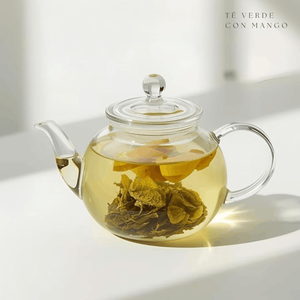Feuilles de thé vert (Camellia sinensis) et mangue de Manille déshydratée. - Product Image 4