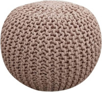 TISSU EN COTON FAIT MAIN PERSONNALISÉ POUF EN TRICOT OTTOMAN POUR SALON TABOURET ET OTTOMANS STYLE EUROPÉEN ET AMÉRICAIN
