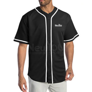 Nouveau maillot de baseball uni, design personnalisé, maillot de baseball vierge pour hommes, vente en gros de maillots de baseball - Product Image 1