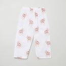 Conjunto de pijama de algodón puro con cuello en V hecho a mano, suave y cómodo, patrón de gofres a cuadros, ropa de dormir, vestido informal, ropa para mujeres y niños - Product Image 4