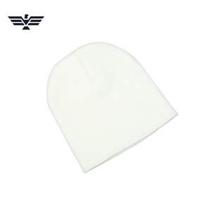 Gorro de punto de invierno, gorro de calavera de mezcla de lana acanalada cálida para hombres y mujeres, gorro de calle de color personalizado para el Norte - Product Image 2