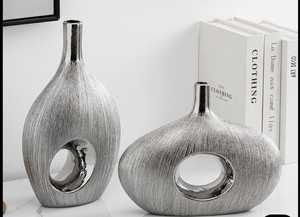 Unique Ruffled <b>Edge</b> Design Classic <b>Metal</b> Flower Vase Handmade Eco-Friendly Wedding Home Decor Aluminum Tabletop Vase - Product Image 6