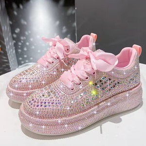 Zapatos Casuales para Mujer 2026, Zapatos Planos con Cordones y Plataforma, Zapatos Deportivos para Mujer y Señora, Zapatos Deportivos con Pedrería - Product Image 2