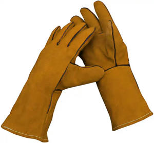 Gants de sécurité en cuir de vachette de qualité supérieure Excellente résistance à la chaleur à l'abrasion Protection supérieure des mains pour l'industrie - Product Image 5