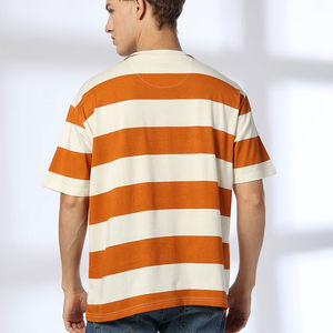 T-shirt pour homme 100% coton, best-seller, haute qualité, grande taille, streetwear, logo personnalisé, design frontal, techniques de lavage courtes, vierge - Product Image 4