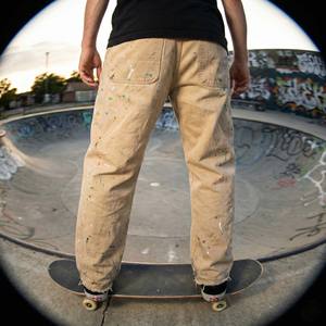Pantalones de Moda Urbana para Hombre, Estilo Hip Hop, Holgados, Personalizados, Desgastados, Color Beige, Estilo Y2K, Pierna Ancha, 100% Algodón - Product Image 5