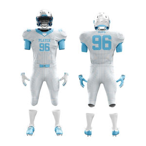 Direct Factory Sale OEM Service New <b>Model</b> American Football Uniform in Sets Adjustable Breathable Short Sleeve Wholesale - Product Image 1