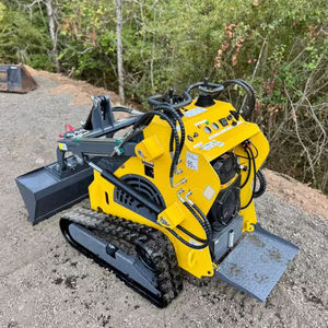 Minicargador barato CE EURO5 EPA, minicargador de orugas de rueda diésel con motor EPA, minicargador de oruga para todo terreno, envío gratuito - Product Image 4