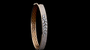 Designer Marquise Bracelet with Lab-Grown Diamonds 18K <b>Solid</b> <b>Gold</b> Rhodium Plated Ethical & Sustainable Jewelry - Product Image 5