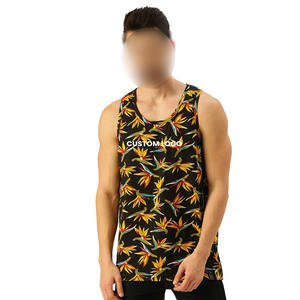 Gym Wear Tank Top Custom logo Sublimation Best Supplier Fitness Wear Good Selling Bodybuilding Gym Workout Wear Tank Top for Men - Product Image 1
