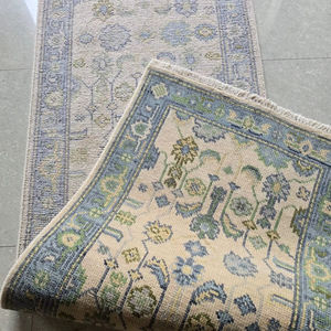 พรมผูกเชือกโอชัคคลาสสิกงานปักลวดลายแอบสแตรกผ้าไหมสำหรับบ้านห้องนั่งเล่นโรงแรมทันสมัย - Product Image 1