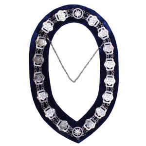 Servicio OEM grados masónicos collares de cadena Color azul Masonic Regalia Craft collares de cadena masónica - Product Image 1