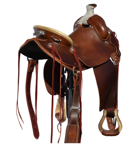 High Quality Genuine Leather Race <b>Saddle</b> Premium Quality Fully Show Pleasure Trail Custom Sizes - Product Image 1