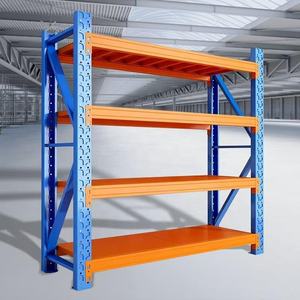 Entrepôt industriel Longspan, étagère de stockage en acier, rayonnage sans boulons à usage intensif, protection contre la corrosion, étagères empilables à vendre - Product Image 1