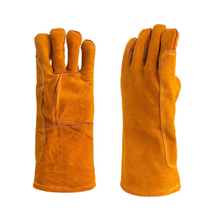 Guantes de soldadura TIG de cuero ligero de alta calidad con pulgar natural Guantes de soldadura resistentes al calor - Product Image 1
