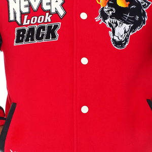 Veste de baseball personnalisée à faible MOQ, broderie en chenille personnalisée, nouvelle veste de baseball de style universitaire - Product Image 6