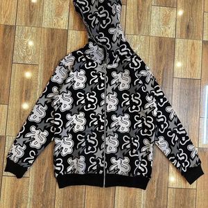 Nueva llegada 100% algodón pulóver con capucha secado rápido antiarrugas Puff Logo ropa de calle de gran tamaño chaqueta de lana para invierno - Product Image 6