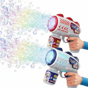 Pistolet à bulles électrique avec réservoir en plastique durable - Product Image 1