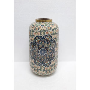 Diseño atractivo florero de metal calcomanía esmalte terminado para la Oficina y la decoración de Mesa del hogar hecho a mano personalizado a granel - Product Image 2