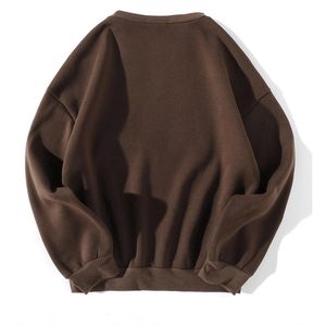 OEM personalizado mujeres Casual ropa de calle cuello redondo de algodón al por mayor de invierno sudadera suelta Ajuste de alta calidad de las mujeres sudadera Casual - Product Image 6