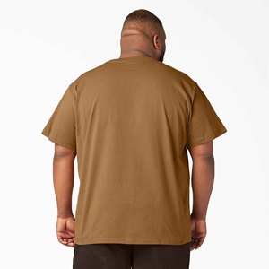 Wholesale Price <b>Men's</b> Regular Fit Cotton T-Shirt With Front Pocket Solid Color Casual O-Neck Short Sleeve Jersey Knitted Tees - Product Image 4