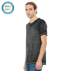 Logotipo personalizado DTG impresión ligera 100% algodón gráfico camiseta para hombres - Product Image 2