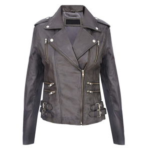 Veste en cuir véritable pour femmes de haute qualité 2026 personnalisée Style veste en cuir naturel coupe ajustée - Product Image 1